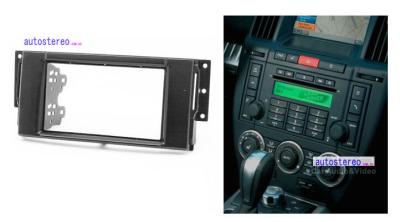 China 2 Din Car Radio Fascia Panel for Land Rover Freelander LR2 Trim Fitting Install for sale