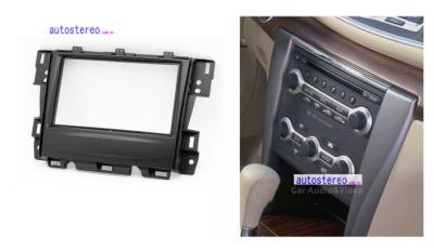 China 2-DIN Car Radio Installation Trim Fascia for Nissan Teana Stereo Headunit Trim Installa Kits for sale