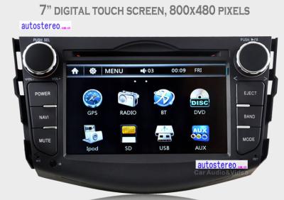 China Touch Screen Car GPS Navigation Toyota Sat Nav DVD for Toyota RAV4 Autoradio Stereo Headunit for sale