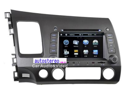 Chine Grimacez 6,0 multimédia stéréo d'unité de tête de radio de Honda SAT Nav DVD de double de vacarme voiture de Bluetooth à vendre