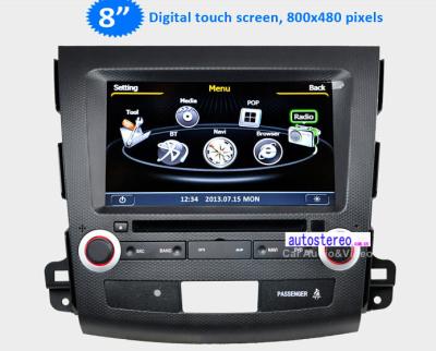 China Outlander Japanese Car Stereo GPS Navigation Autoradio Headunit DVD Player for sale