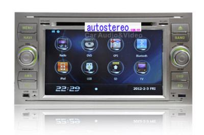 China Sistema doble estéreo del coche de Sat Nav Bluetooth del dinar del coche de Sat Nav de las multimedias de GPS en venta