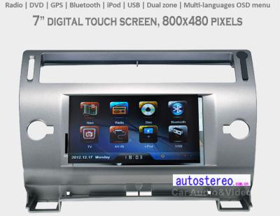 China Car Stereo for Citroen C4 C-Quatre C-Triumph Autoradio Car Stereo DVD Player GPS Navigation for sale