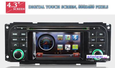 China GPS Sat Nav Navigation for Chrysler 300C Jeep Dodge  Car Stereo DVD Player Stereo DVD Headunit for sale