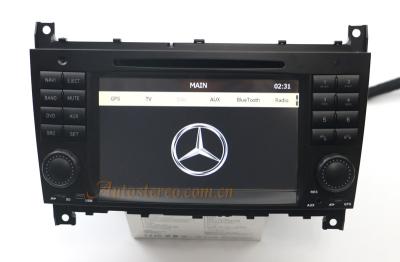 Chine Benz pixels de W203 800 x 480 de la voiture DVD SAT Nav Mercedes de Bluetooth à vendre