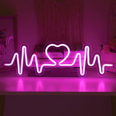 China Waterproof Free Design Wholesale Wall Christmas Happy Birthday Neon Sign Acrylic Light Up Letters Neon Sign Custom for sale