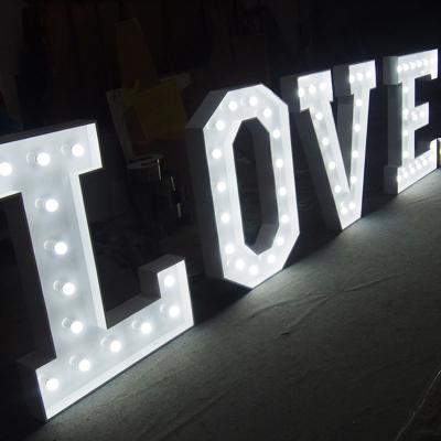 China Waterproof LED Modules New Arrival Large Big Giant Love 5ft 4ft 3ft Led Marquee Numbers Outdoor Led Marquee Letters For Wedding Decoration for sale