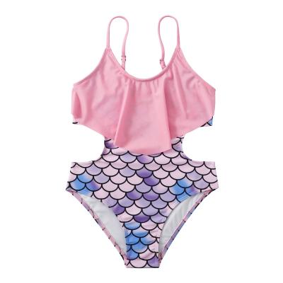 China 2022 wholesale custom girls swimwear beach wear removable econyl padded swimwear for girls for sale