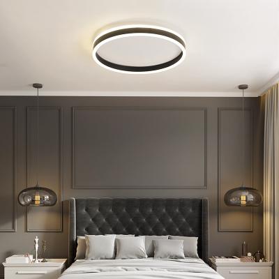 China Modern Nordic Aluminum Round Flush Elegant Modern Led Ceiling Mount Ceiling Light Fixture Lamp for sale