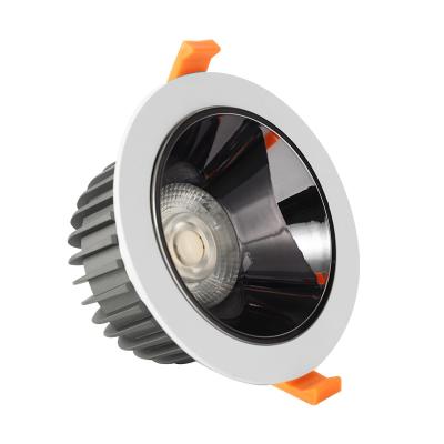 China Modern Die Casting Ceiling Lighting Aluminum Anti-glare Recessed Waterproof Led Downlight for sale