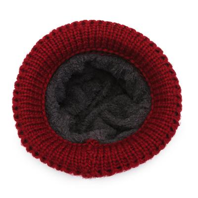 China JOINT winter women's warm knitted hat for sale