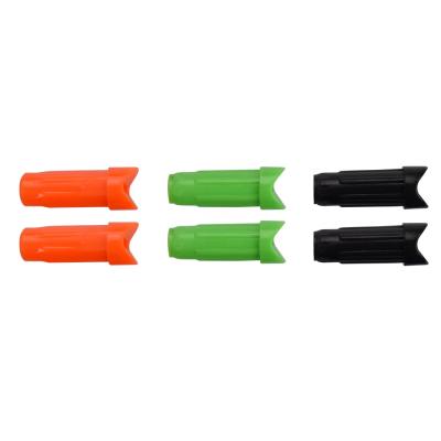 China SHOOTING Nock For Crossbow Bolts 2219 Aluminum Arrow Nocks Orange Color Half Moon Nock Insert for sale