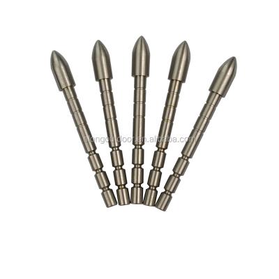 China Stainless Archery Bullet Insert TIR Points For ID4.2MM Carbon Fiber Arrow For Archery Bow Shooting for sale