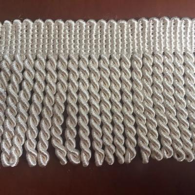 China Curtain Factory Price And Can Be OEM Decorative Curtain Bullion Fringe Trim For Sofa Tassel Fringe for sale