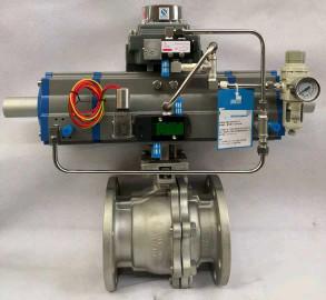 Китай 3 Way Pneumatic Ball valve，Three Stage Actuator Valve продается