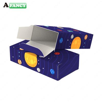 China Recycled Logo Colored Cardboard Paper Rigid Blank Gift Boxes Materials Quality Assurance Custom Folding Boxes Packaging for sale