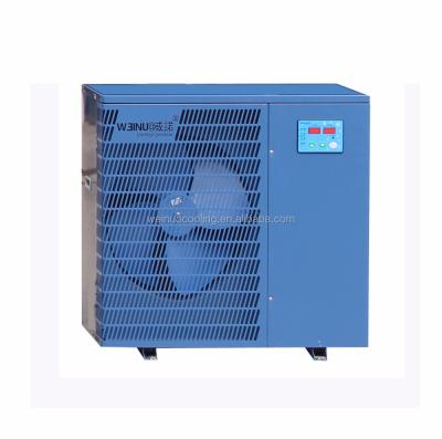 China Sustainable 2hp Air Cooled Salt Water Chiller For Lobster for sale