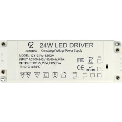 China PE (Casing) Low Price Safety Cabinet Light 12v 2a 24w Switch Power Supply Led Constant Voltage Driver For Strip for sale