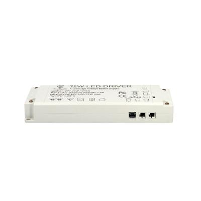 China PE (Casing) manufacturer direct supply Wholesale Professional Smart Cabinet Light 72W Constant Voltage Dc 12V 6A Led Lamp Power Supply for sale