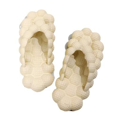 China 2023 fashion trend indoor lovers warm single slippers non-slip beach foot flip-flops men's and women's bubble slippers lychee and outdoor for sale