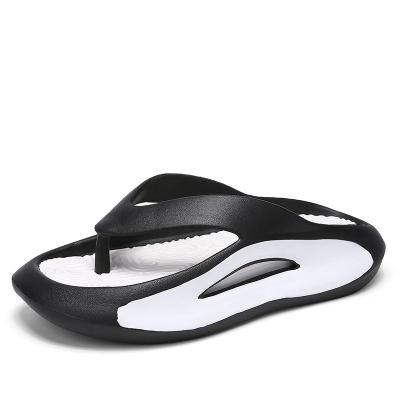 China New Summer Fashion Trend Men's Outdoor Sports Internet Flip Flops Infrared Casual Wear Thick-soled Non-slip Wet Slippers Beach Flip Flops Ma for sale