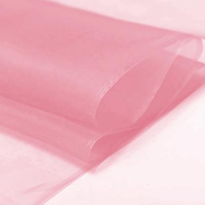 China Organic Hot Fashion Organza Silk Material Sale By The Yard 48 Colors In Stock By Xinhe Textiles for sale