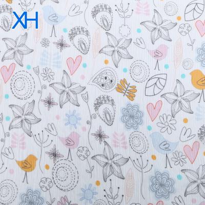 China Single Ply Chinese Silk Chiffon Digital Printed Silk Fabric Fabric By The Yard for sale