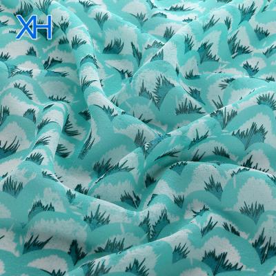 China 2019 New Fashion Softable Authentic Floral Printed Silk Crepe Georgette Fabric With Great Price By Xinhe Textiles for sale