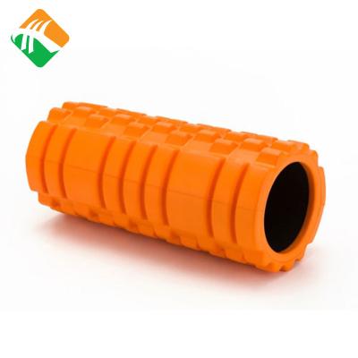 China Yoga Exercises Special Huayi Medium Eco Foam Hollow Roller 33*14cm Fitness Equipment Foam Roller for sale