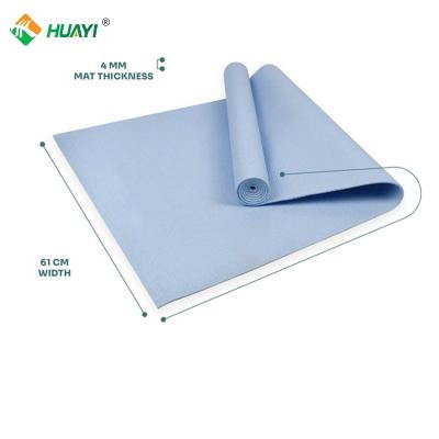 China HUAYI Gym Fitness Training Eco-Friendly High Density Cheap PVC Yoga Mat for sale