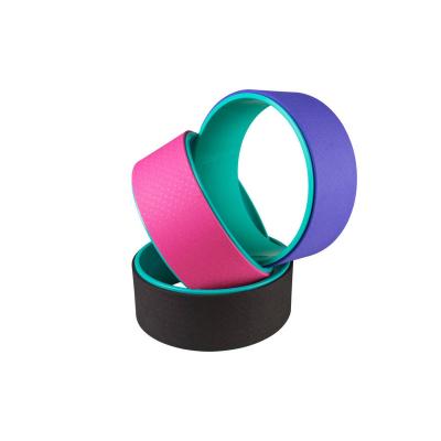 China Custom High Quality Private Label Fitness OEM Use ABS Pilates Band Yoga Wheel Wholesale Home Workout Exercise Logo Print Logo for sale