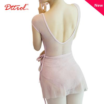 China Dttrol New Arrival Ballet Dance Lace Dancer Tights Women Dance Training Basic Dancer Tights With Long&Short Dress Dancewear for sale