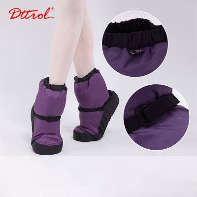 China Good Quality Professional Indoor Comfortable Ballet Dance Boots Dttrol Wholesale Ballet Dancer Warm Winter Boots For Women&Men Dancing Warm Winter Training Boot for sale