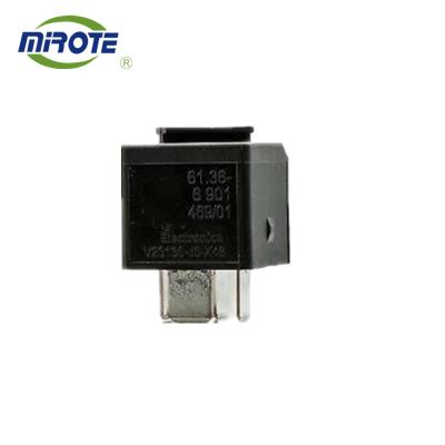 China Mini Automotive Electromagnetic Relay 61 36 6 901 469 24v Relay Black Plastic Cover for sale