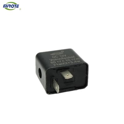 China Señal de vuelta de la cubierta del ABS 2 Pin Motorcycle Led Flasher Relay con Buzzering en venta