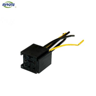 Cina Incavo del cavo di Pin 5 dell'incavo di relè del nero di CC 12V/24V 80A del camion dell'automobile 5 in vendita