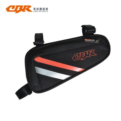 China Polyester CBR Bike Accessories 1L Triangle Bicycle Frame Front Tube Pack Pipe Pouch Outdoor Waterproof Tool Bag for sale