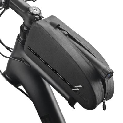 China Full Waterproof OEM AS019 Full Waterproof TPU 600D Novelty Bike Cycling Strap Tube Top Front Frame Bicycle Bag Case Accessories for sale