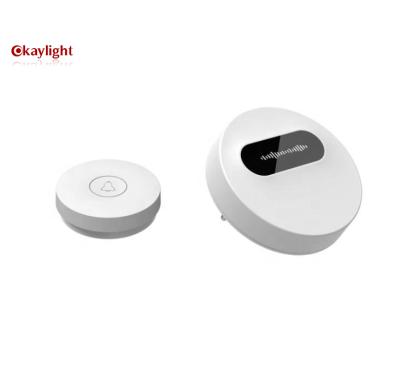 China 2021 Modern Wireless Doorbells New Battery Free Doorbell, Self Powered Wireless Doorbell with 38 Ringtones for Apartments for sale