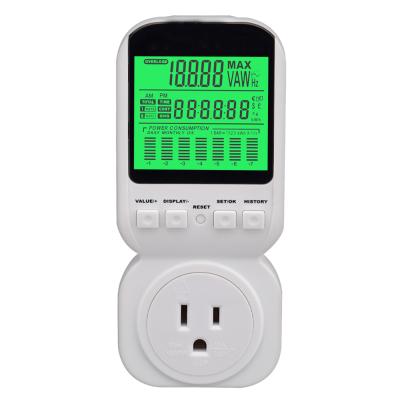 China electricity meter with electric meter high accuracy digital LCD display portable digital energy meter 16A 3680W PM90 à venda