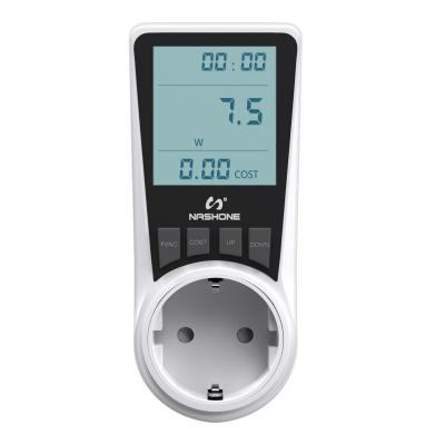 Cina Okaylight 15A 220V 3680W Large Clear Lightweight Plug-in Digital LCD Energy Power Meter PM-70 in vendita