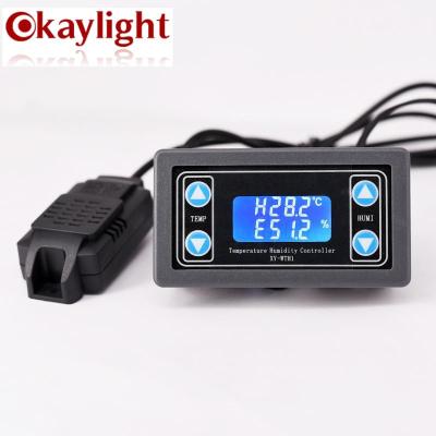 Κίνα Indoor DigitalTemperature and Humidity Controller Thermostat Switch Thermometer Hygrometer DC 6-30V 10A προς πώληση