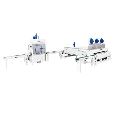 China Wear resistance and corrosion resistance automatic line spray painting line for door frame and trim line for sale