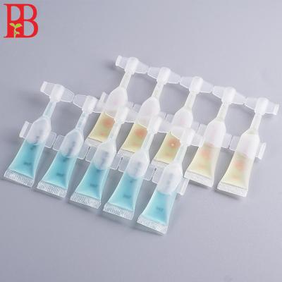 China Clear Medicine Plastic Empty Tubes Refillable Facial Detergent Hand Cream Lotion Cosmetic Containers Makeup Sample Holder Soft Bottle for sale