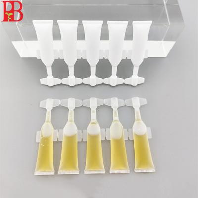 China Wholesale Medicine Plastic Ampoule Disposable Sample Tubes Bottles For Serum White Empty Soft Tube Cosmetic for sale