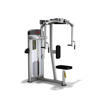 China Commercial Fitness Equipment Commercial Use Chest Fly / Back Extension With Weight Stack for sale