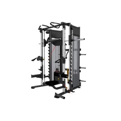 China Multi Cage Smith Machine Squat Functional Fitness Equipment Commercial Use Power Trainer with Cables for sale