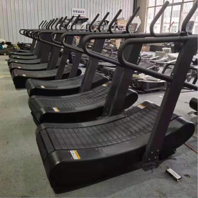 China Commercial Use Non-motorized Speed ​​Adjustment Treadmill Self-Produced Curve Treadmill With Resistance for sale