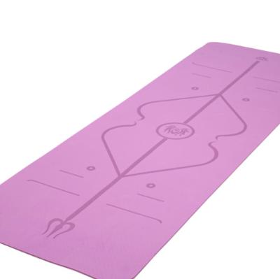 China Wholesale custom logo printed yoga mat set Cheap band manufacturer yoga mat PVC exercise for sale