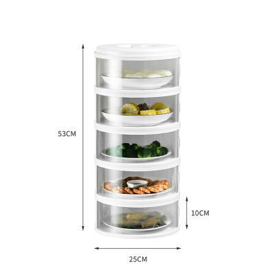 China 5 LAYER FOOD BLANKET FOOD INSULATION COVER KITCHEN STORED TRANSPARENT STACKABLE DISH BLANKET for sale